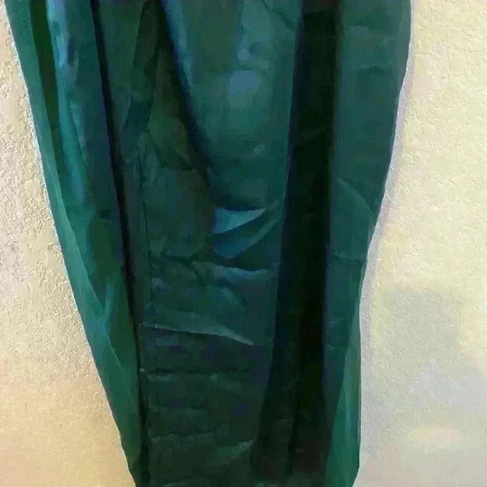 Free People Intimately Free City Cool Slip Fairy Dress Mesh In Evergreen Size S - Picture 9 of 12